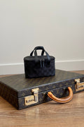 Authentic Black Gucci Beauty Cosmetic Vanity Toiletry Bag