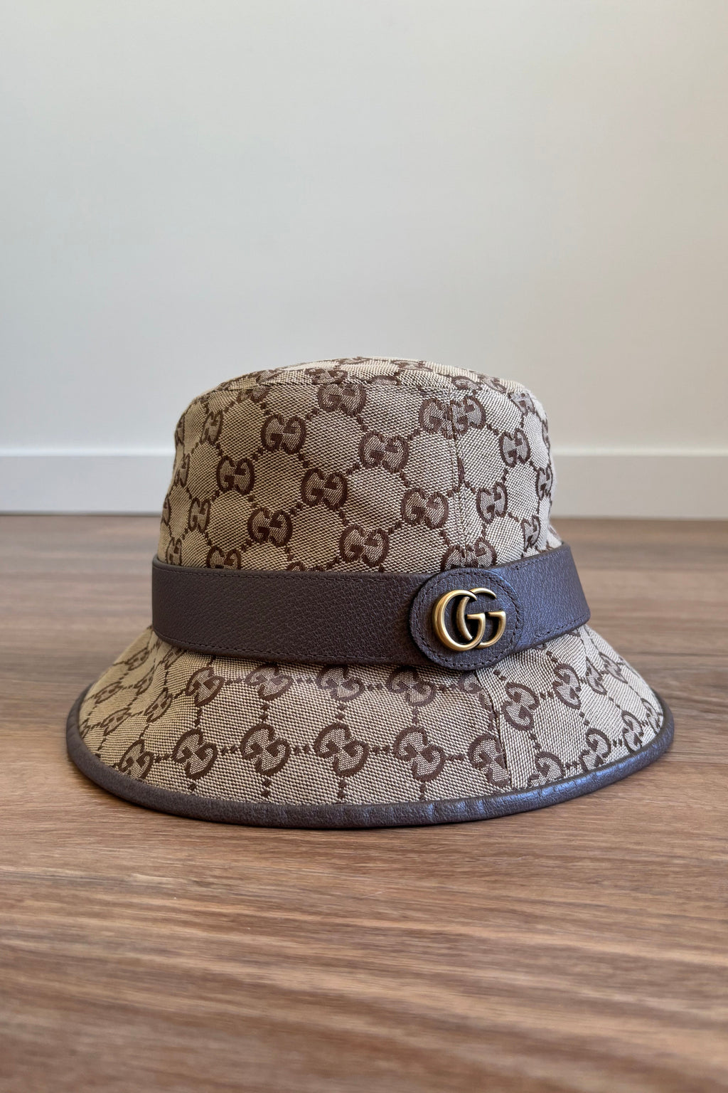 Authentic Gucci GG Canvas Bucket Hat