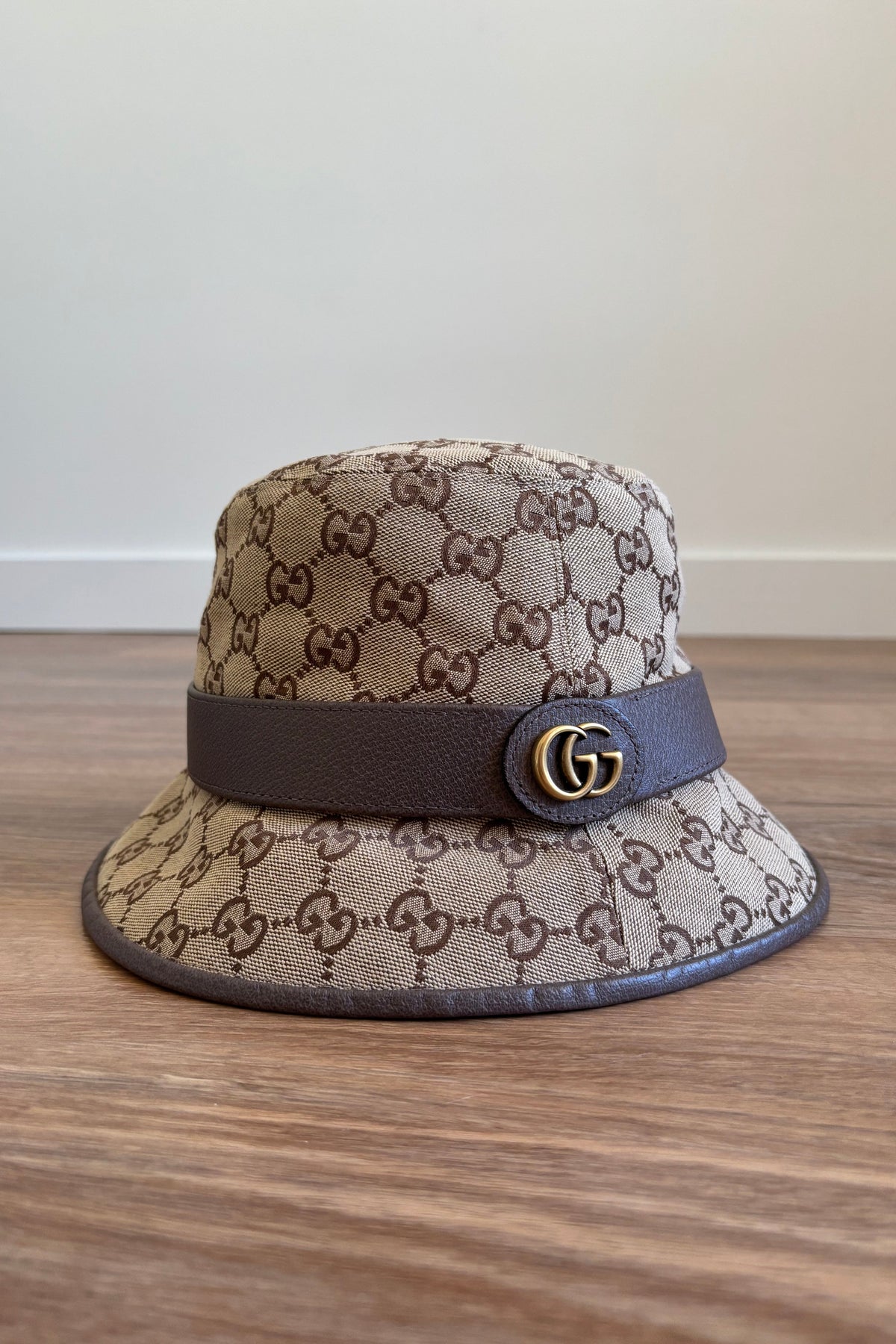 Authentic Gucci GG Canvas Bucket Hat