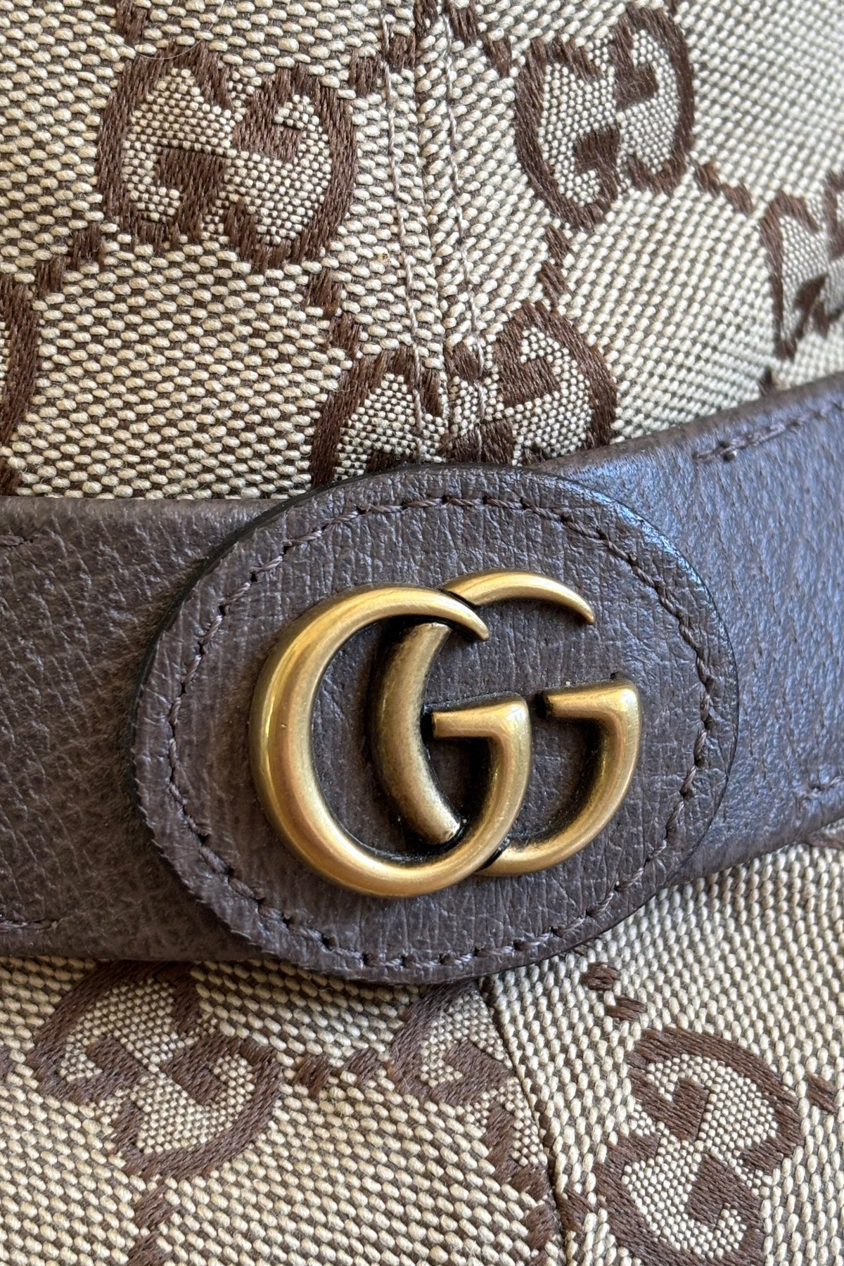 Authentic Gucci GG Canvas Bucket Hat
