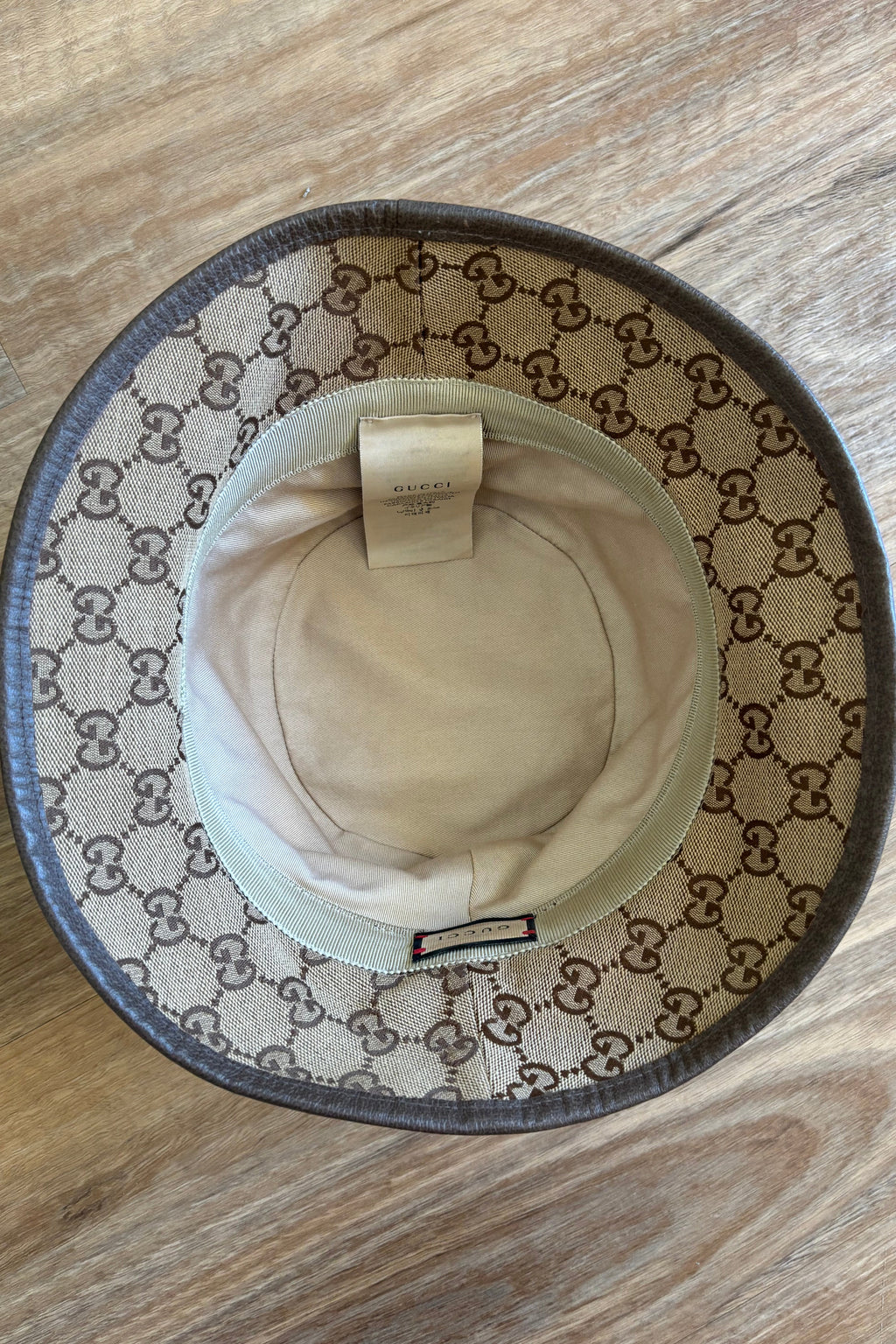 Authentic Gucci GG Canvas Bucket Hat