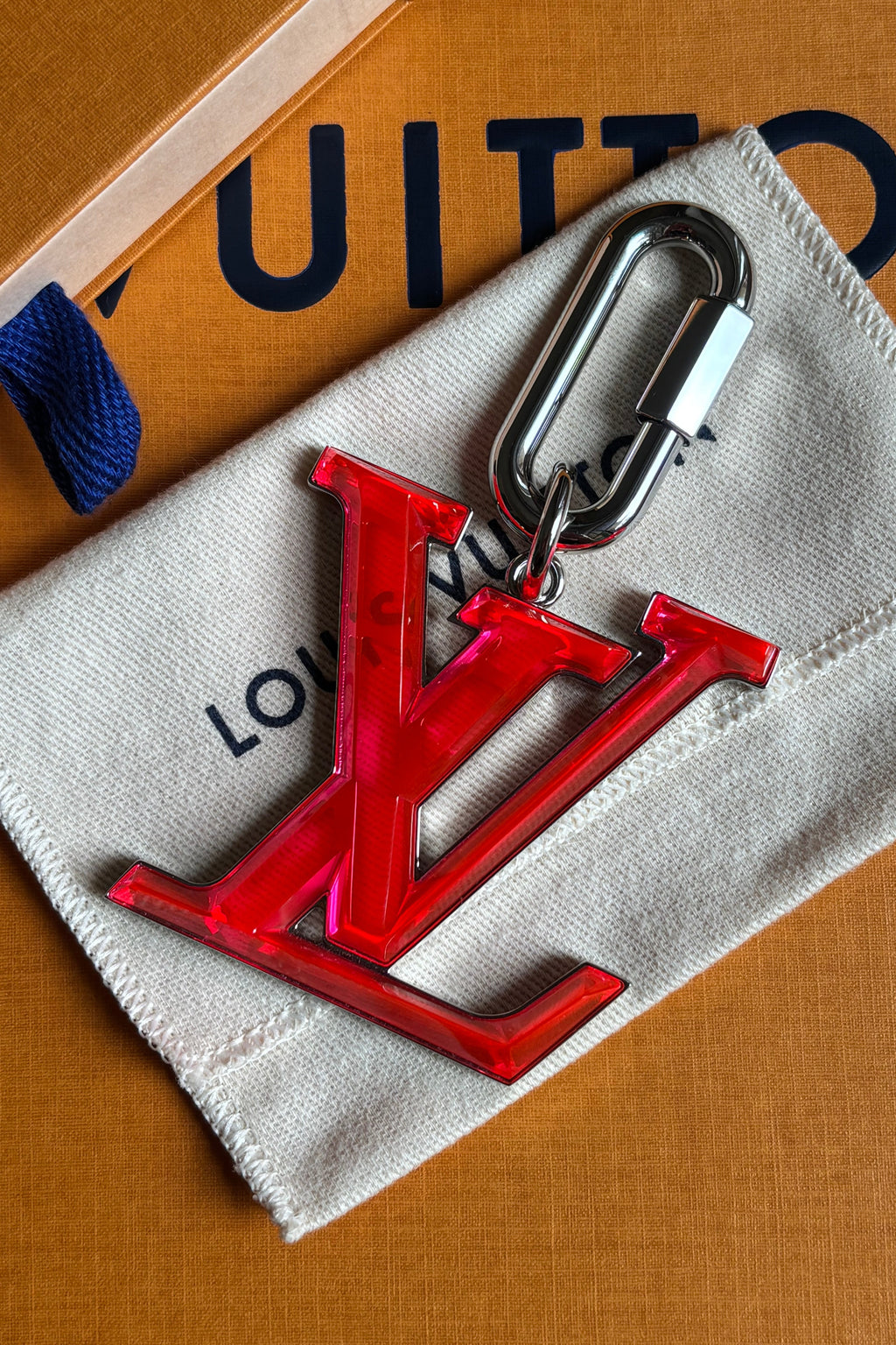 Authentic Neon Pink Prism Key or Bag Charm